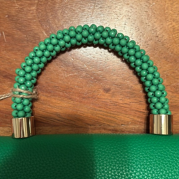 E | N Expressions NYC Green Luxury Vegan Handbag NWT - Picture 5 of 10